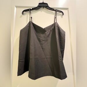 J. Crew black silk cami, size 10